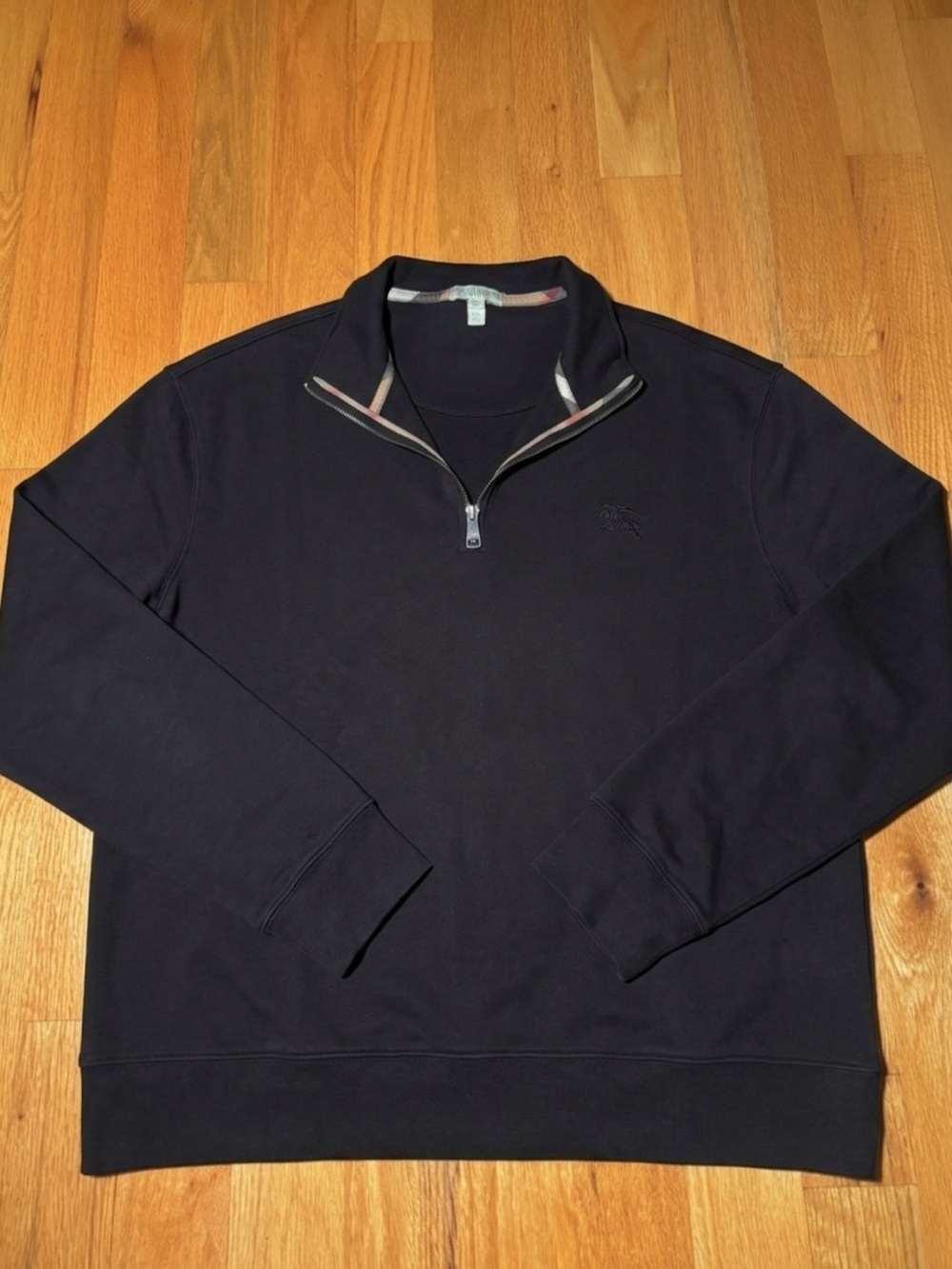 Burberry Black Quarter Zip 🔥